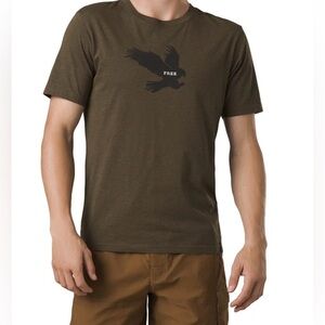 Prana Men’s Olive Freebird Graphic Tee - M